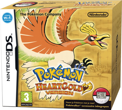 Pokemon HeartGold + Pokewalker accessoire DS is nooit meer leverbaar