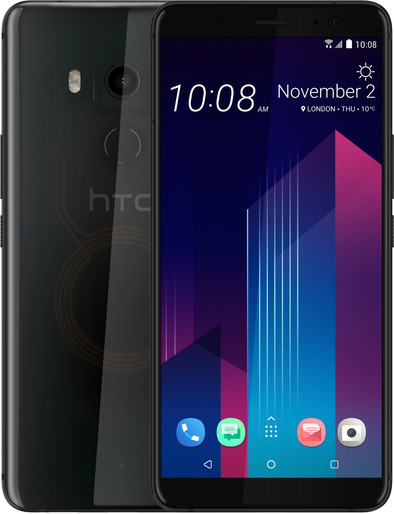 HTC U11 Plus Dual Sim Doorzichtig Zwart is nooit meer leverbaar