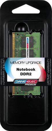 Dane-Elec Laptopgeheugen 1 GB DDR2 667MHz is nooit meer leverbaar