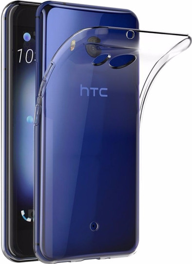 Just in Case Soft TPU HTC U11 Life Back Cover Transparant is nooit meer leverbaar