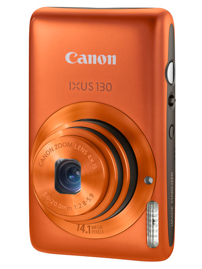 Canon IXUS 130 Orange | Coolblue | Compactcamera's