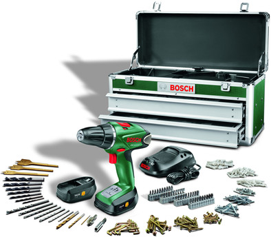 Bosch Accuboormachine PSR 14,4 Li-Ion + 242-delige Acc. Set is nooit meer leverbaar