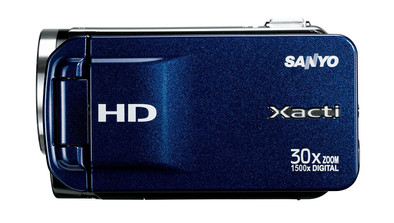 Sanyo Xacti VPC-TH1 Camcorder Blue