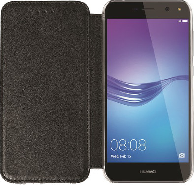 Azuri Booklet Huawei Y6 (2017) Book Case Zwart is nooit meer leverbaar