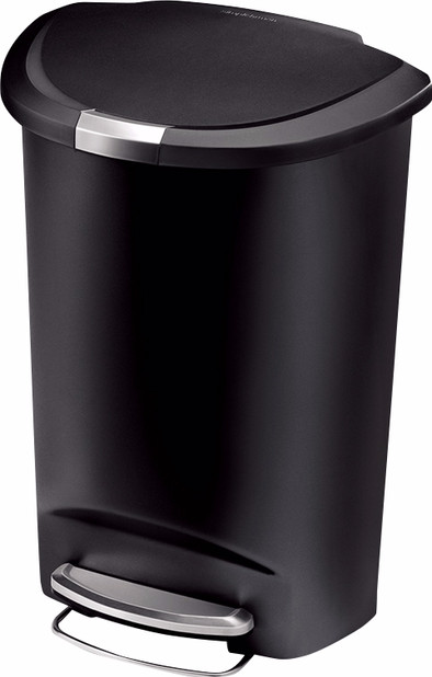 Simplehuman Semi-round 50 Liter Zwart is nooit meer leverbaar