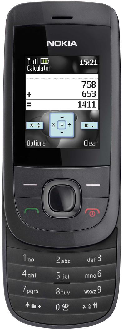 Nokia 2220 Slide Graphite is nooit meer leverbaar