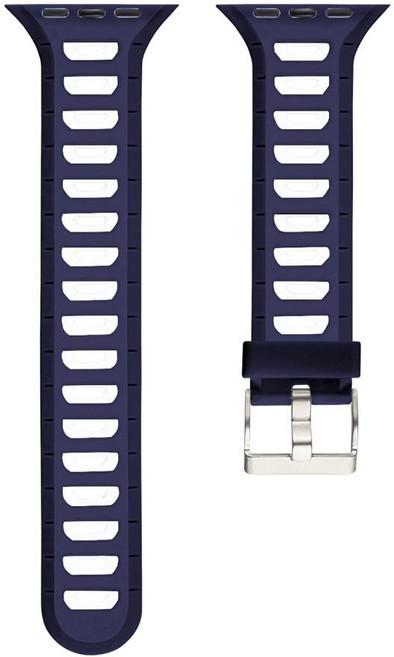 Just in Case Silicone Watchband Apple Watch 42mm Blue / White is no longer available