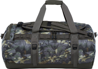 The North Face Base Camp Duffle M Green Tropical Camo/Taupe is no longer available