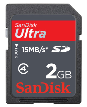 SanDisk SD Ultra 2 GB is nooit meer leverbaar