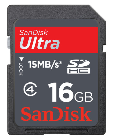 SanDisk SDHC 16 GB Ultra is nooit meer leverbaar