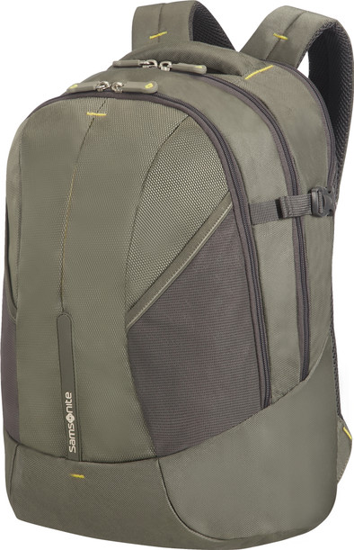 Samsonite 4Mation Laptop Backpack M Olive Yellow Coolblue
