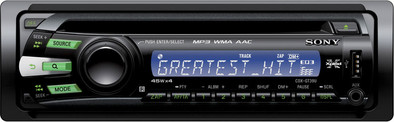 Sony CDX-GT39U Autoradio is nooit meer leverbaar