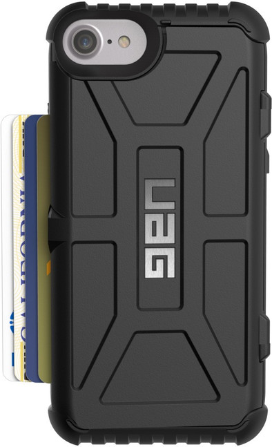 UAG Trooper Card Apple iPhone 6 Plus/6s Plus/7 Plus/8 Plus Back Cover Zwart is nooit meer leverbaar
