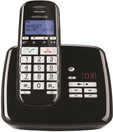 Motorola S3011 Zwart is nooit meer leverbaar