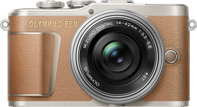 Olympus PEN E-PL9 Kit Bruin is nooit meer leverbaar