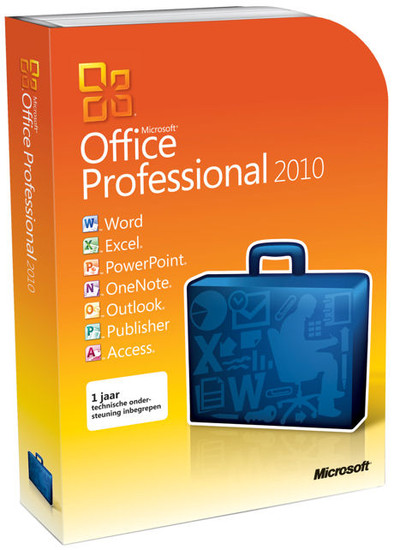 Microsoft Office Professional 2010 NL DVD-Versie is nooit meer leverbaar
