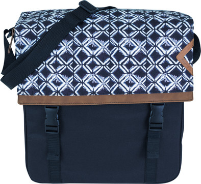 FastRider Dubbele Shopper Tas Kumo Blauw is nooit meer leverbaar
