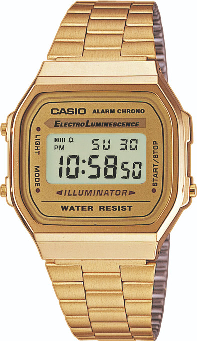 Casio Retro A168WG-9EF is nooit meer leverbaar