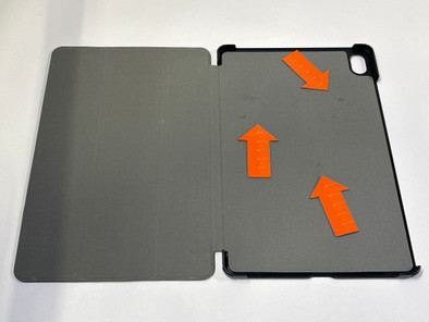 Just in Case Samsung Galaxy Tab S11 Tri-Fold Book Case Zwart is nooit meer leverbaar