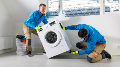 Delivery and installation of your washer dryer combination