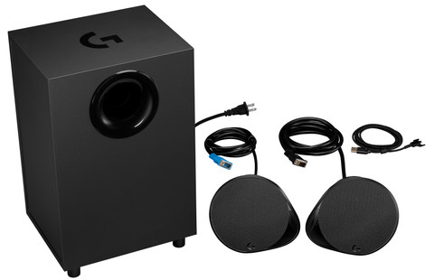 Logitech G560 2.1 RGB Gaming PC Speaker set combined product