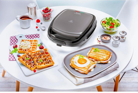 Tefal SW3418 Snack Time grijs product in gebruik