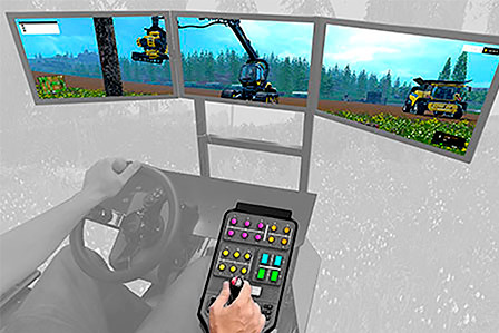 Logitech G Saitek Farm Sim Controller produit à l'usage