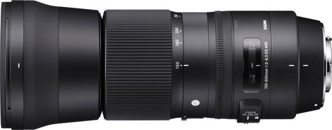 Sigma 150-600mm f/5-6.3 DG OS HSM C Canon EF + TC-1401  1.4x voorkant