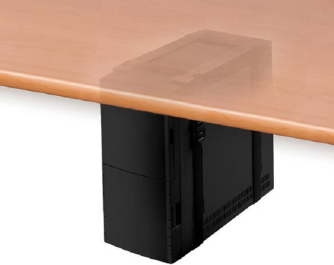 Neomounts by Newstar CPU-D025BLACK Desktopbeugel Zwart product in gebruik