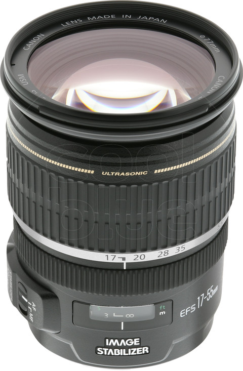 Canon EF-S 17-55mm f/2.8 IS USM top