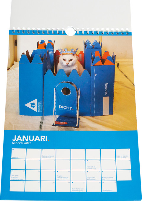 Coolblue Kattenkalender detail