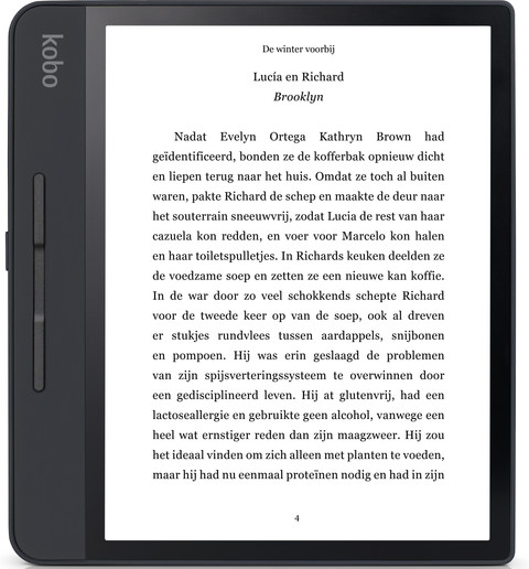 Refurbished Kobo Forma 8GB zwart voorkant