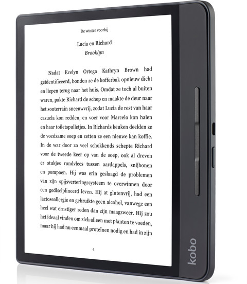 Refurbished Kobo Forma 8GB zwart rechterkant