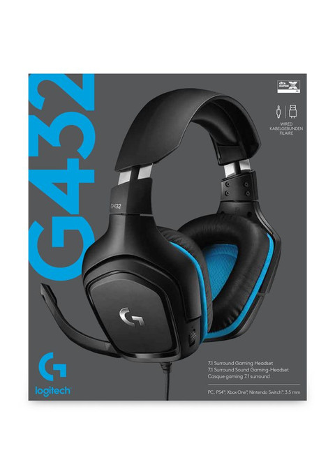 Logitech G432 7.1 Son Surround Filaire Casque Gamer null