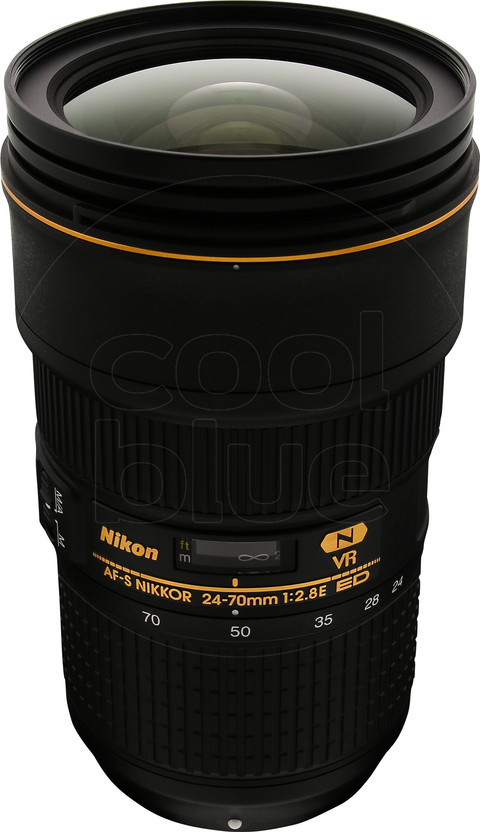 Nikon AF-S Nikkor 24-70mm f/2.8E ED VR oberseite