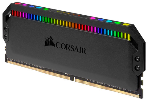 Corsair Dominator Platinum RGB 32 GB DDR4 DIMM 3200 MHz (2x16GB) right side