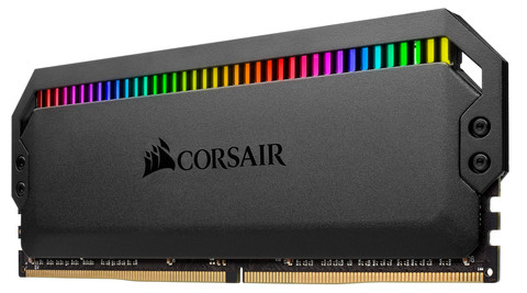 Corsair Dominator Platinum RGB 32 GB DDR4 DIMM 3200 MHz (2x16GB) right side