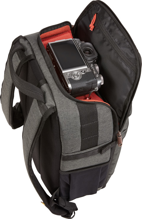 Case Logic Era Large Backpack pour Appareil Photo Gris intérieur