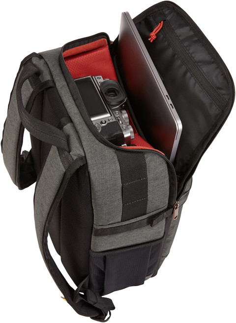 Case Logic Era Large Backpack pour Appareil Photo Gris intérieur