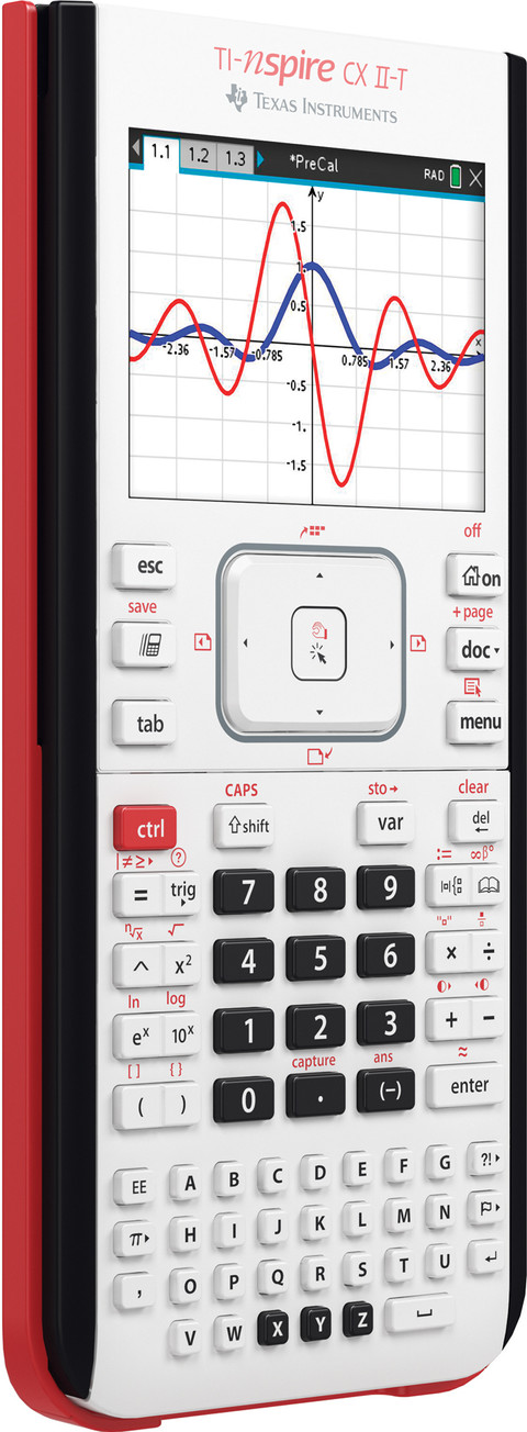 Texas Instruments TI-Nspire CX II-T côté droit