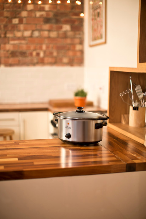 Russell Hobbs Cook at Home Searing Slowcooker 3,5 L product in gebruik