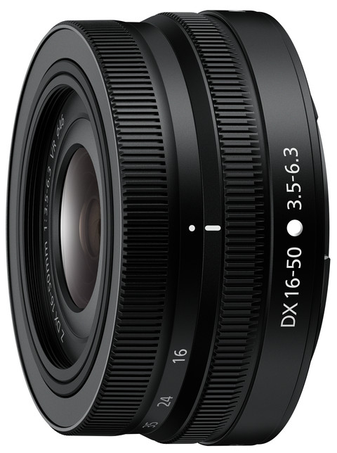 Nikon Z50 + 16-50mm f/3.5-6.3 VR + 50-250mm f/4.5-6.3 VR voorkant