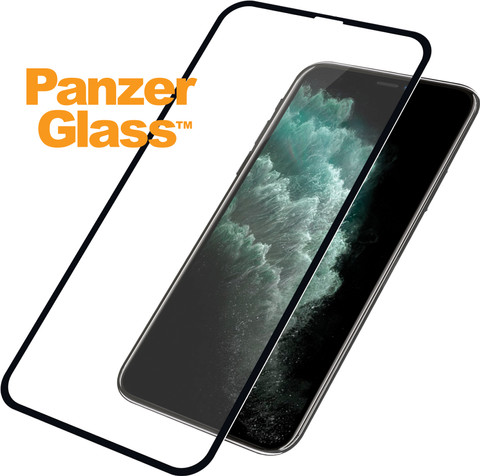 PanzerGlass Case Friendly Apple iPhone Xs Max / 11 Pro Max Screen Protector Glass Black front