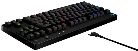 Logitech G PRO GX Blue Mechanical Gaming Keyboard QWERTY right side