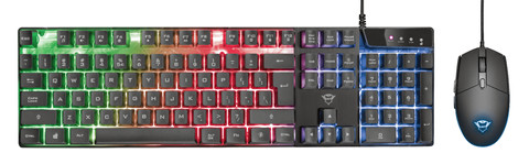 Trust GXT 838 Azor Gaming Combo Toetsenbord & Muis Qwerty null