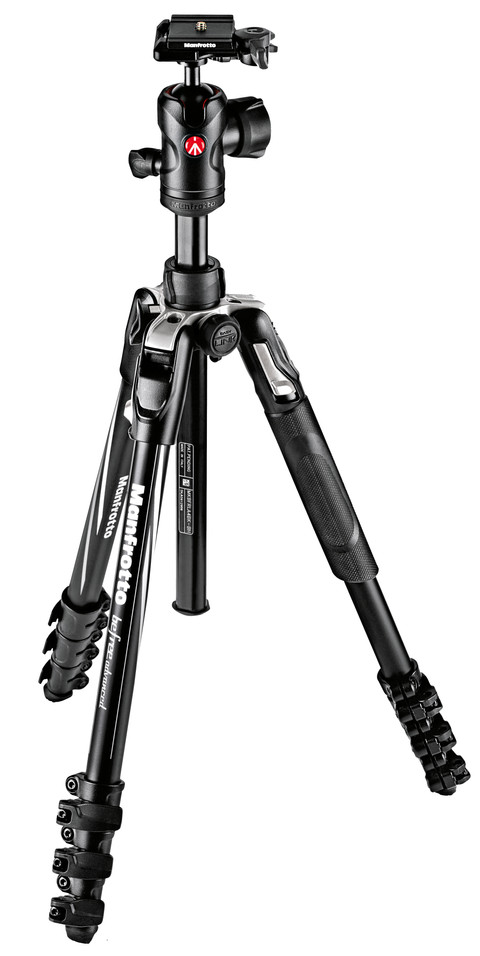 Manfrotto Advanced Aluminum Travel Tripod Lever + Ball Head Main Image