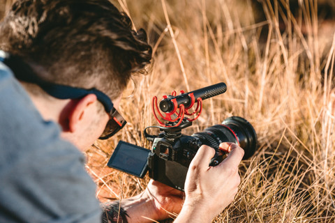 Rode Videomic NTG product in gebruik