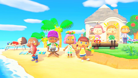 Animal Crossing New Horizons Nintendo Switch product in gebruik