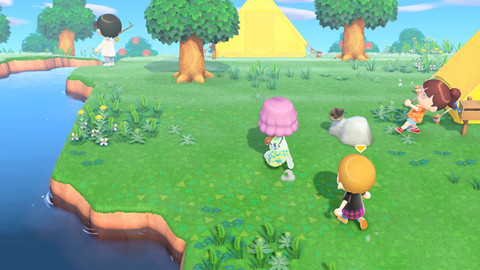 Animal Crossing New Horizons Nintendo Switch product in gebruik