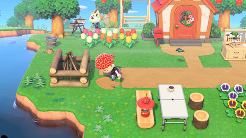 Animal Crossing New Horizons Nintendo Switch product in gebruik